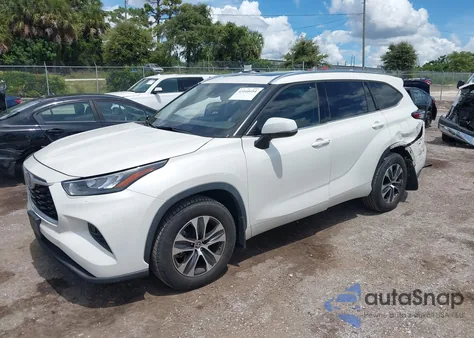 2020 Toyota Highlander Xle из США, поврежденный, VIN 5TDGZRBH2LS517099